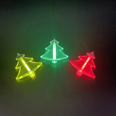 Forma de árvore de Natal com 8-12 horas de tempo de brilho em vermelho e multicolor
