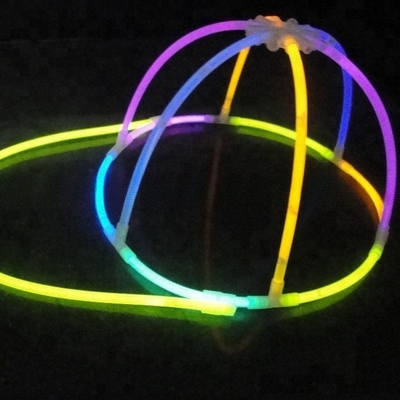 Decoração de festa de Natal Multi-color Glow Stick Cap com 6-12 horas de tempo de brilho